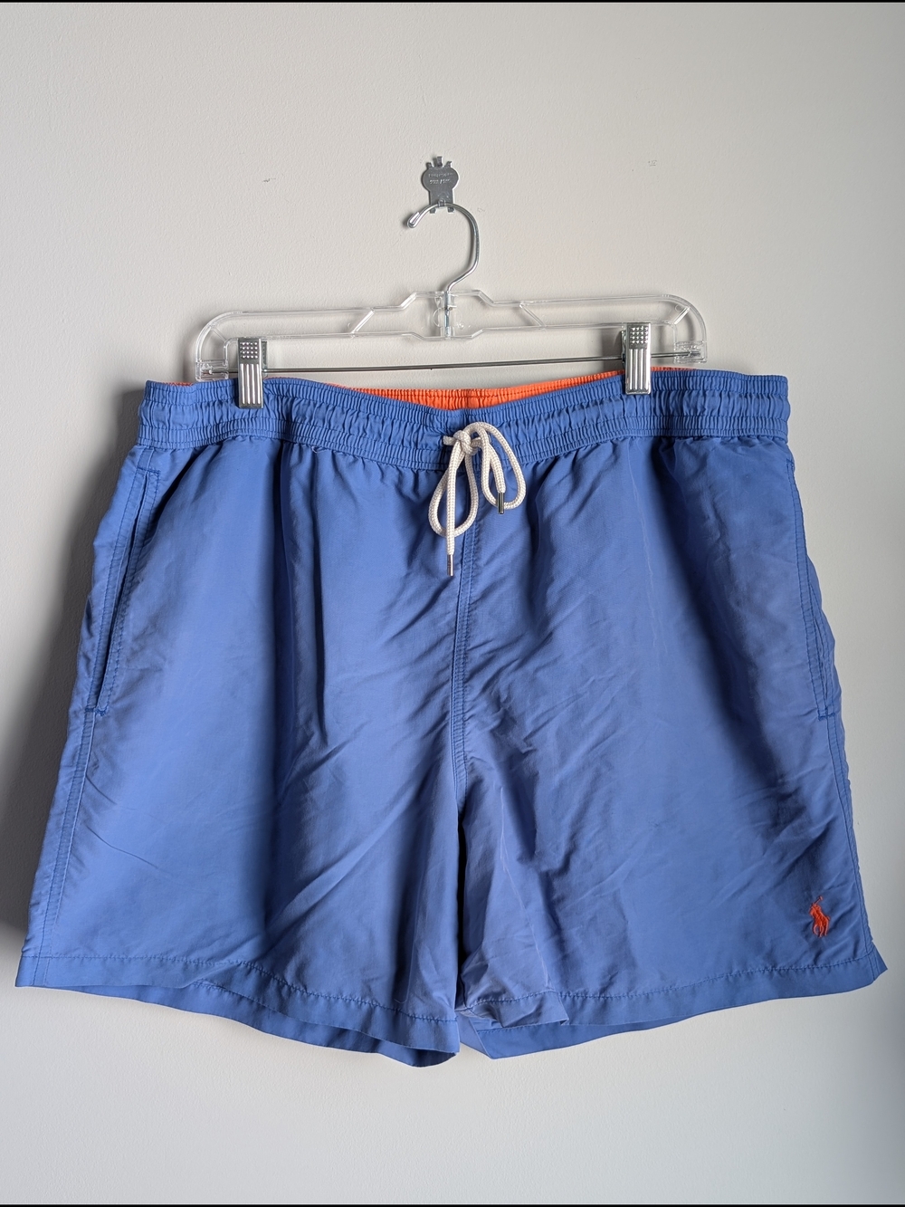 Polo Ralph Lauren Men's Swimsuit Size XXL Blue Lined Pockets Drawstring Resort